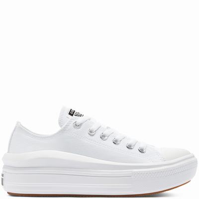 Női Converse Canvas Color Chuck Taylor All Star Move Tornacipő CO3012597 Fehér